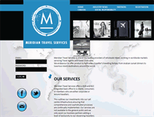 Tablet Screenshot of meridian-travel-services.com